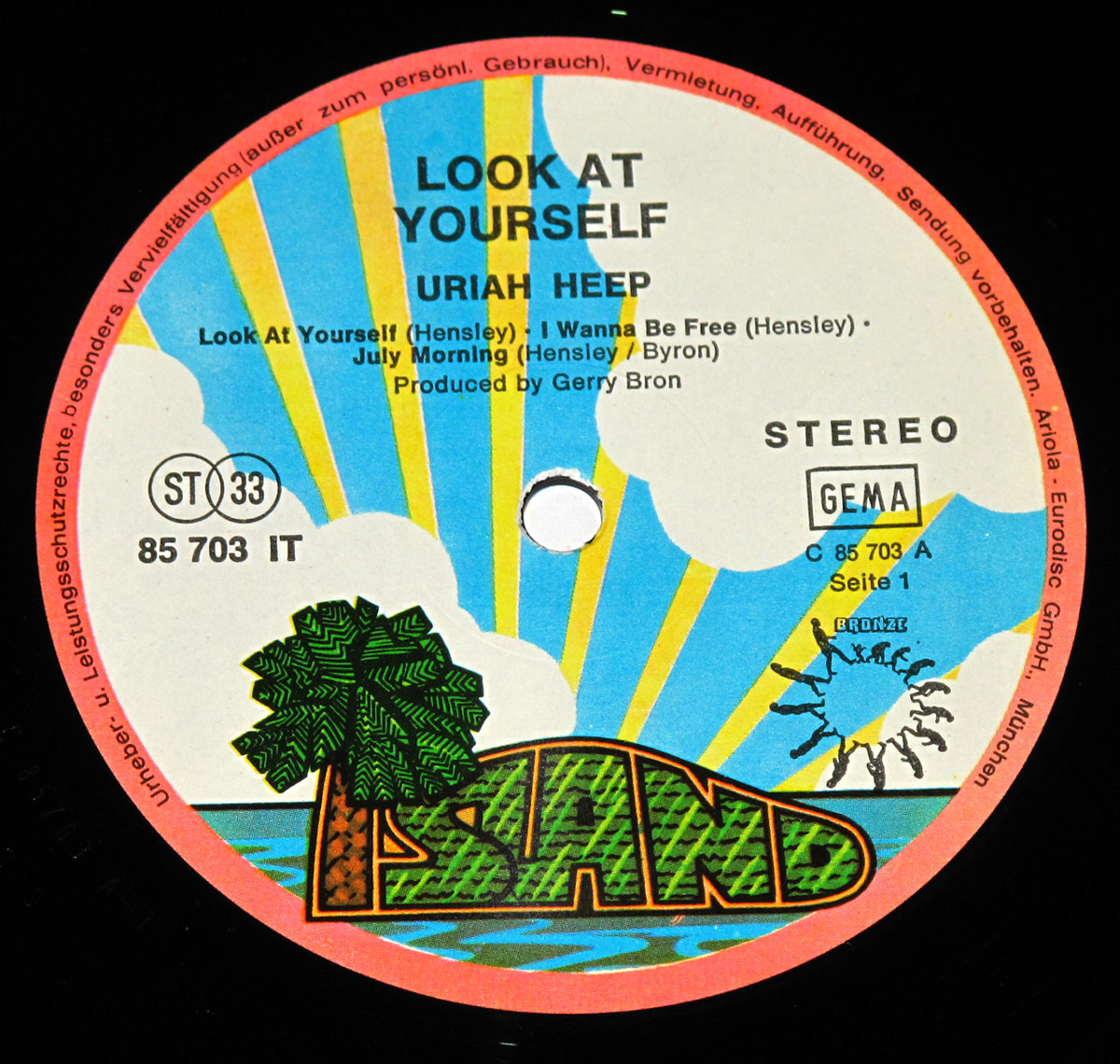 High Resolution Photos of uriah heep look yourself poster 